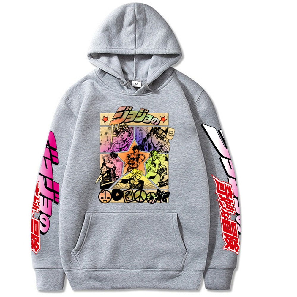 Harajuku JOJO's Bizarre Adventure Unisex Hoodie