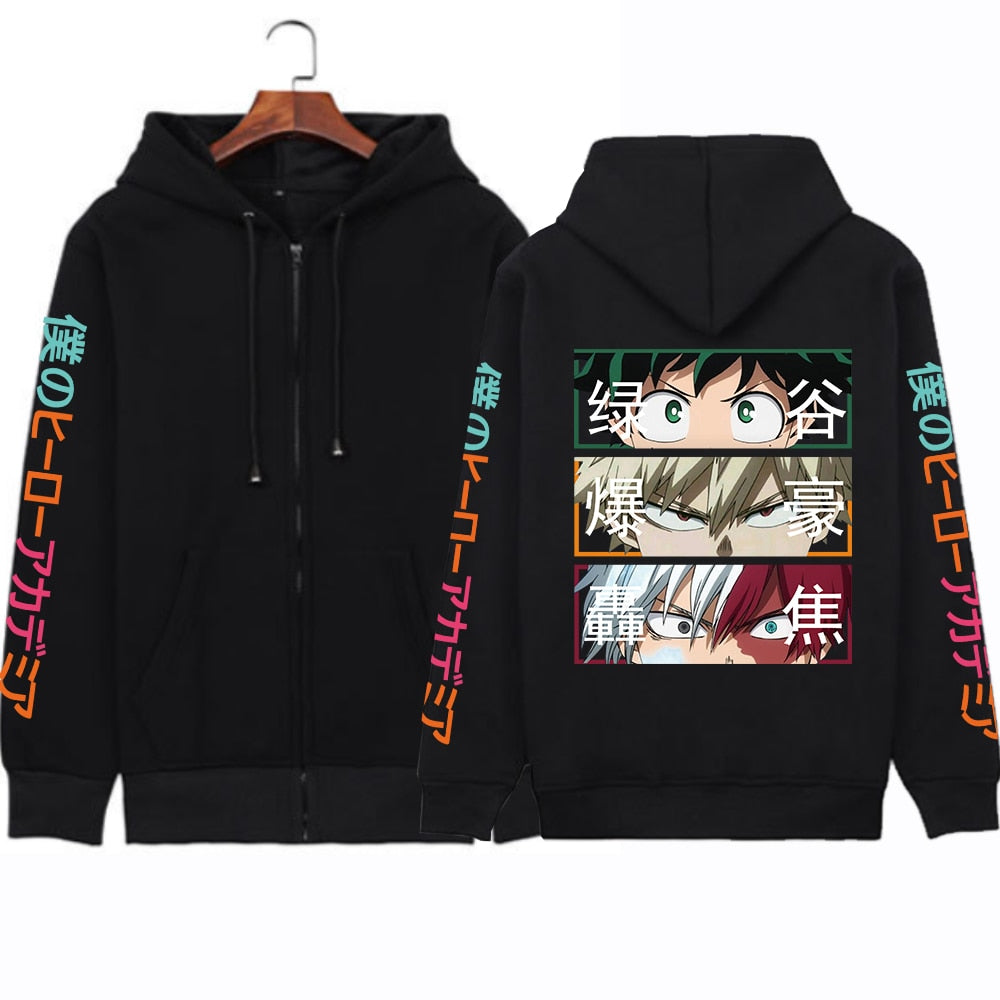 Harakuju My Hero Academia Printed Hooded Sweatshirt