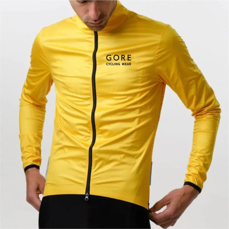 Mens GORE CYCLING WEAR Long Sleeved Weatherproof Jacket