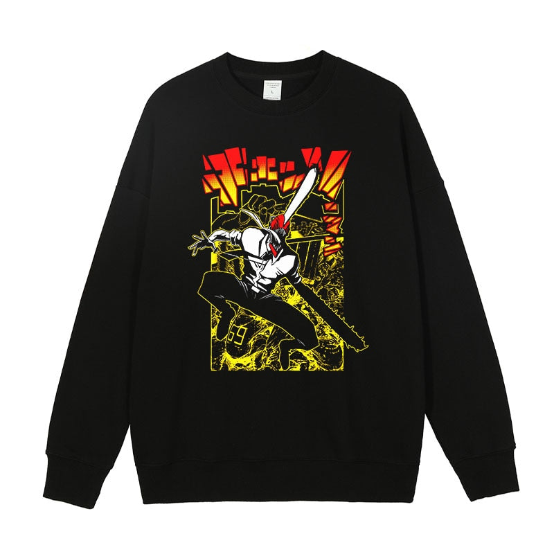 Chainsaw Man Long Sleeve Anime Hayakawa Aki T Shirt