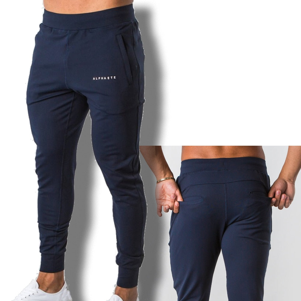 Mens Muscle Fitness Running Pants