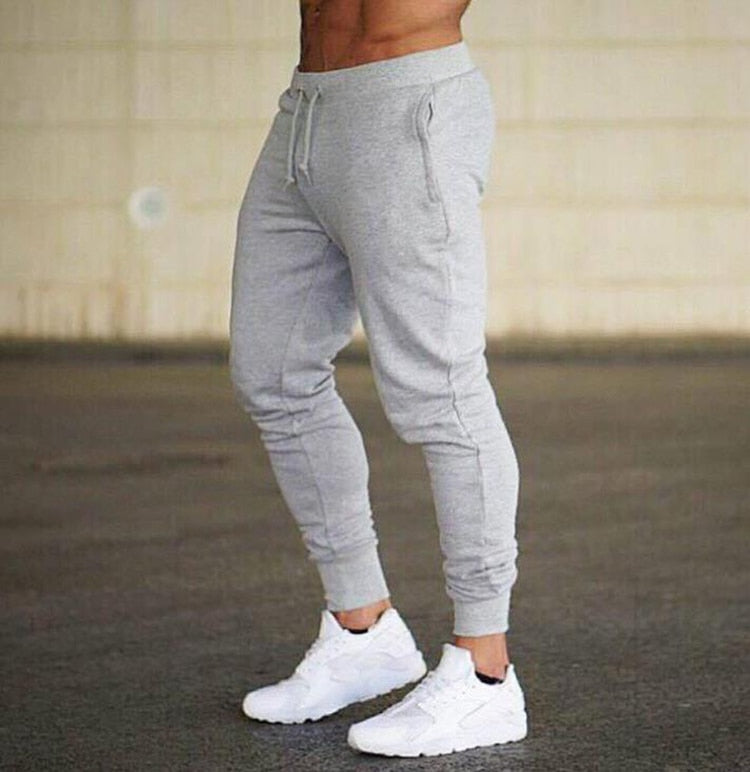 Mens Muscle Fitness Running Pants