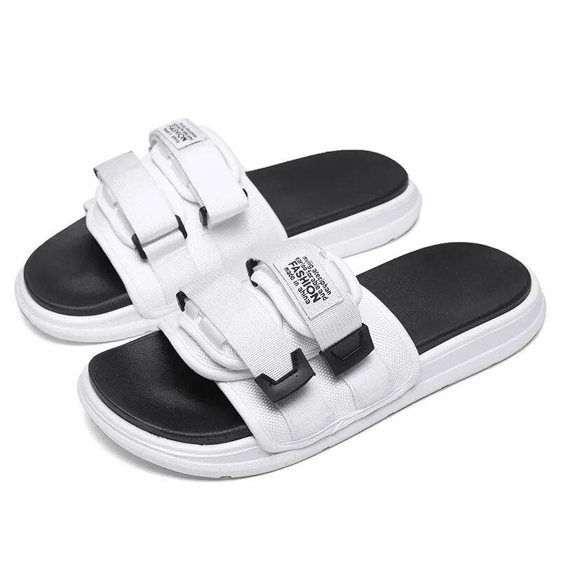 EVA Soft Black and White Casual High Quality Slides