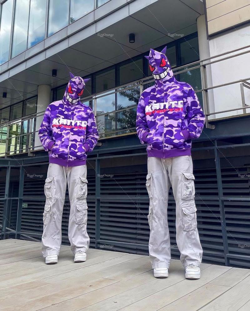 Pokémon Gengar Graphic 3D hoodie