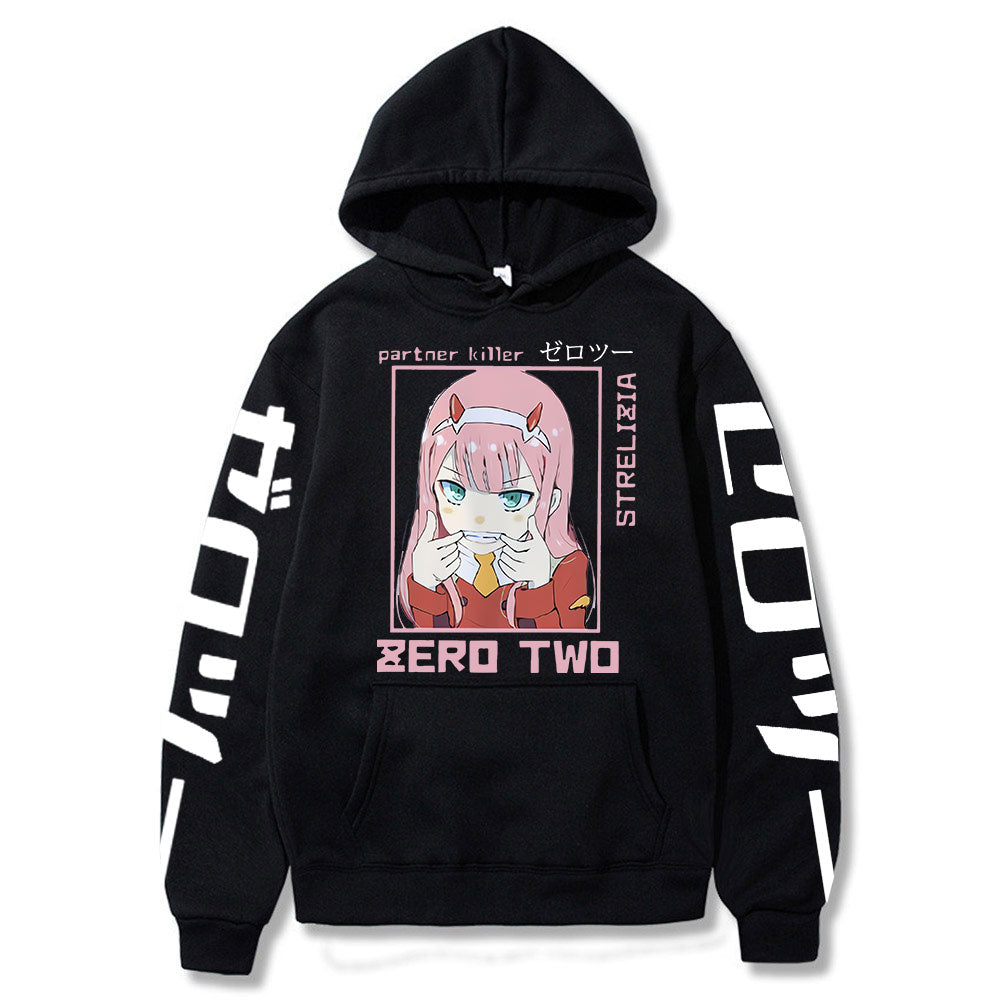 Mens Harajuku Pullover Hoodie Anime