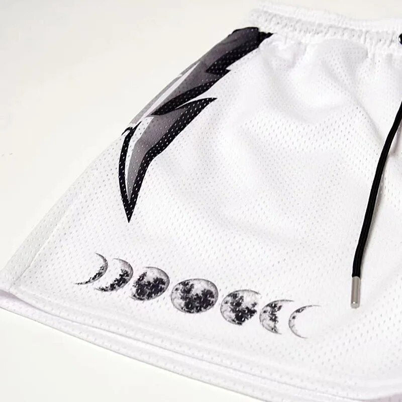 Mens KINETIC Hip-hop Basketball Mesh Shorts