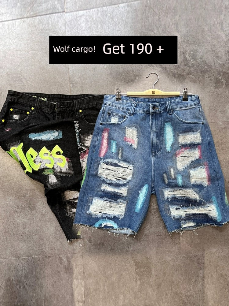 Mens Hip Hop-Aware High Quality Shorts