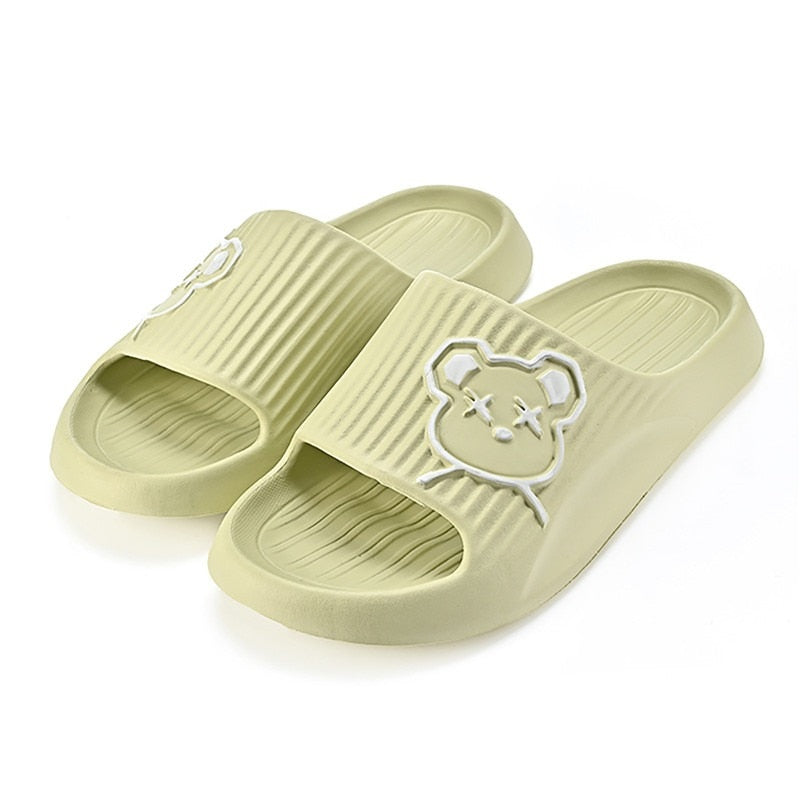 Cat Graffiti Women Slippers Summer Slide Cartoon