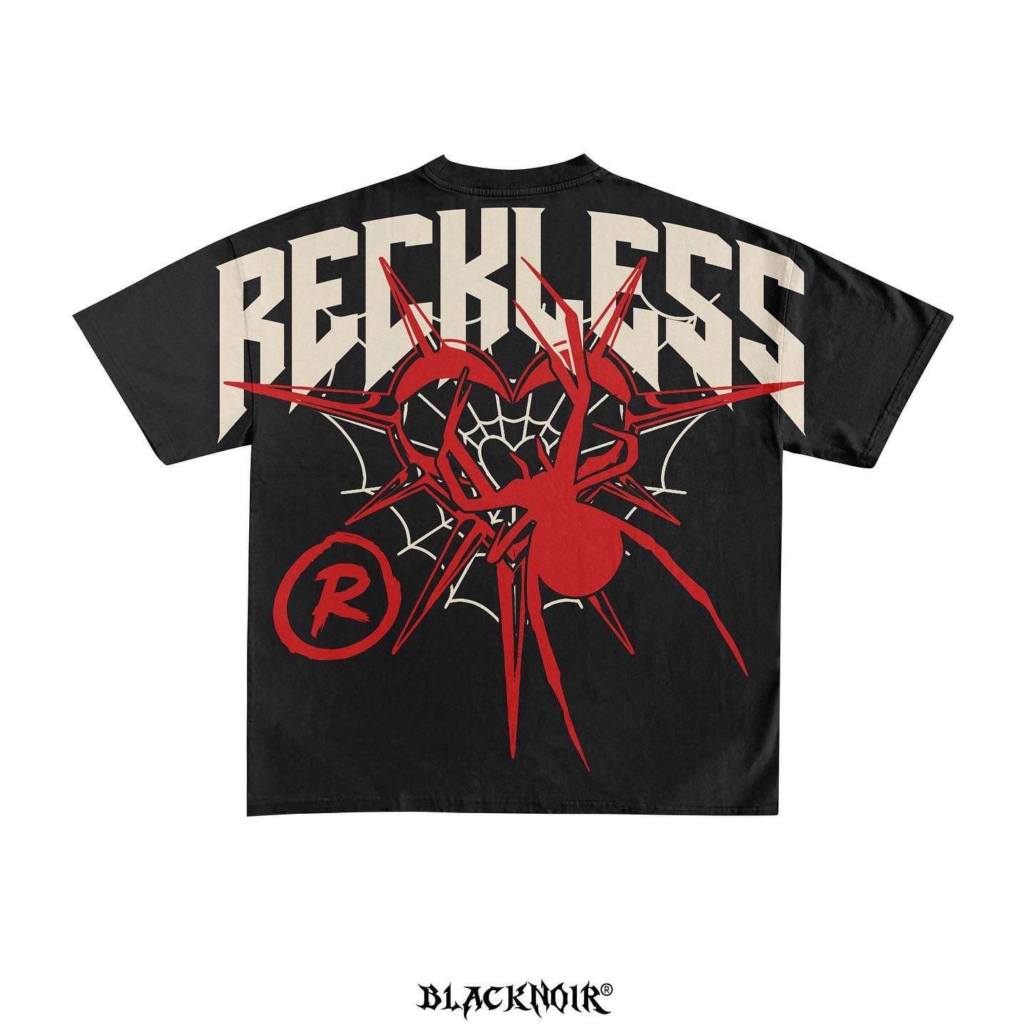 Men's Prochoice RECKLESS spider Print graphic t shirts