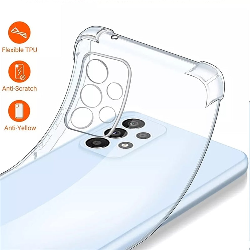 Luxury Clear Phone Case For Samsung