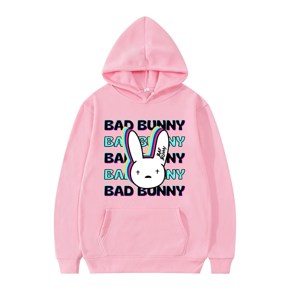 Unisex Funny Bad Bunny Graphic Hoodie