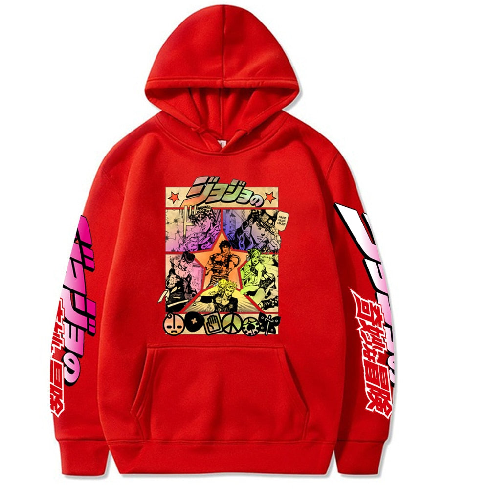 Harajuku JOJO's Bizarre Adventure Unisex Hoodie