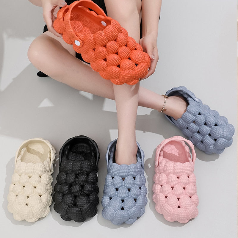 SHEVALUES Clogs Bubble Ball Sandals