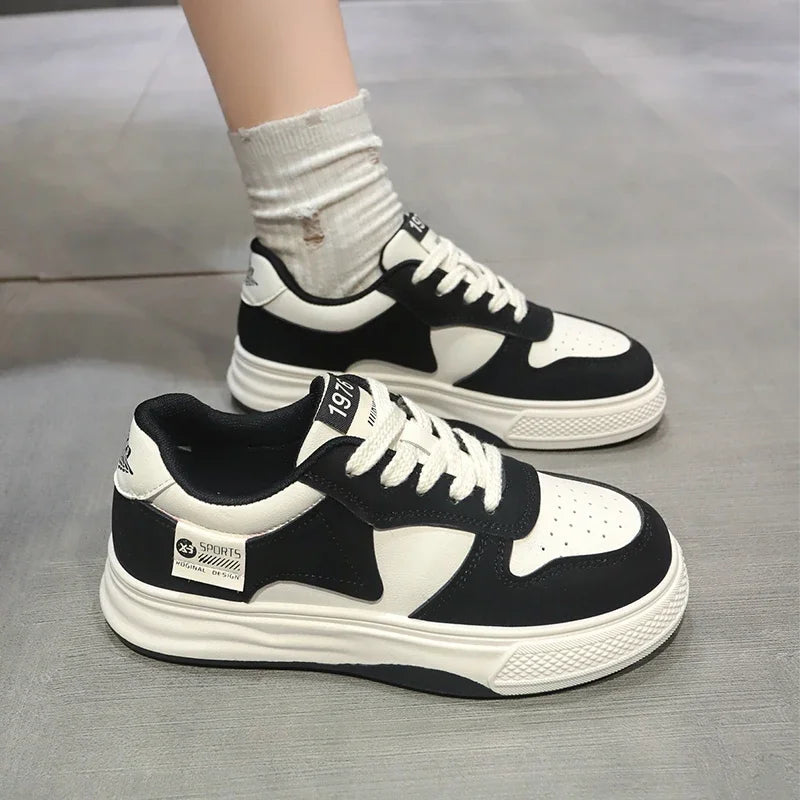 Womens Platform Sports Shoes Flat Female Sneakers