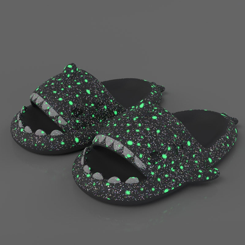 Fluorescence Shark Slippers