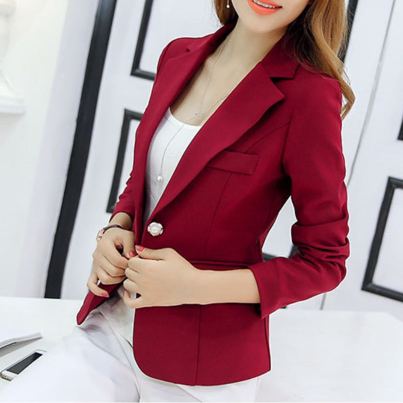 Women Formal Slim Blazers