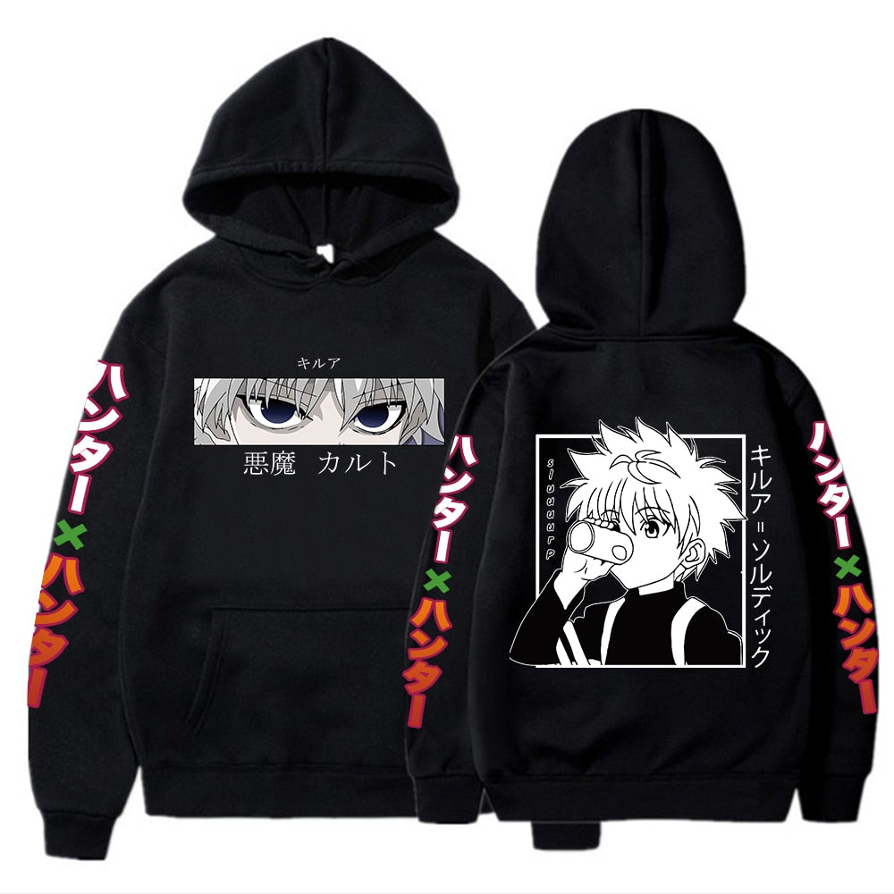 2020 Anime Hunter X Hunter Killua Leorio Kurapika Gon Hisoka Pullover Hoodie Streetswear Tops