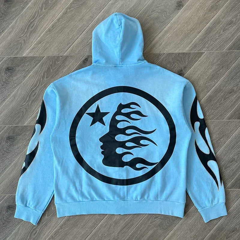 Unisex Hellstar Studios vintage zipper hoodie