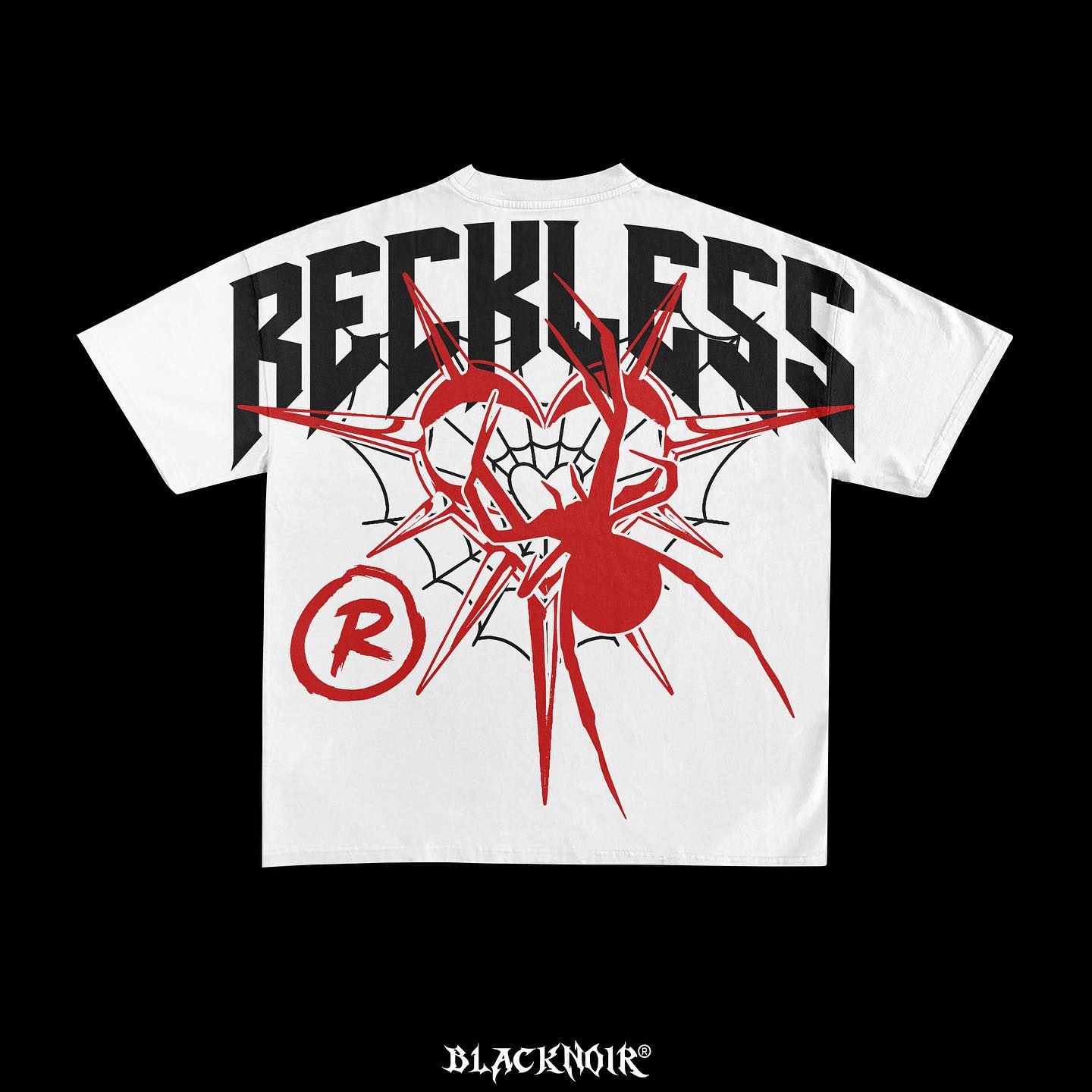 Men's Prochoice RECKLESS spider Print graphic t shirts