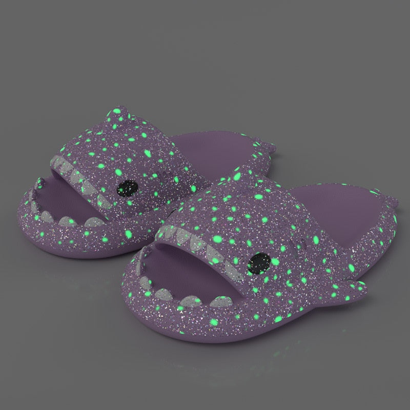 Fluorescence Shark Slippers