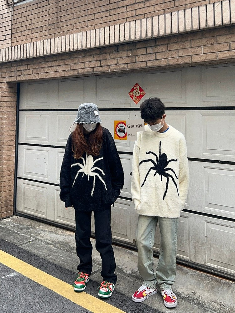 Unisex Original Niche Spider Casual round Neck Sweater