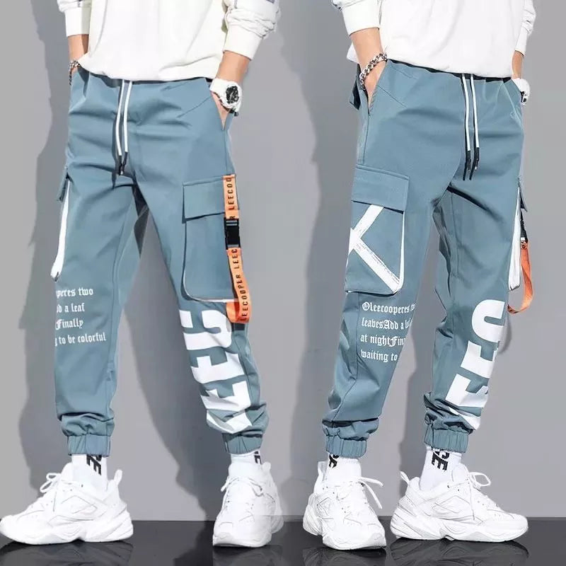 Mens Cargo Pants Men Streetwear Cotton Joggers Fashion