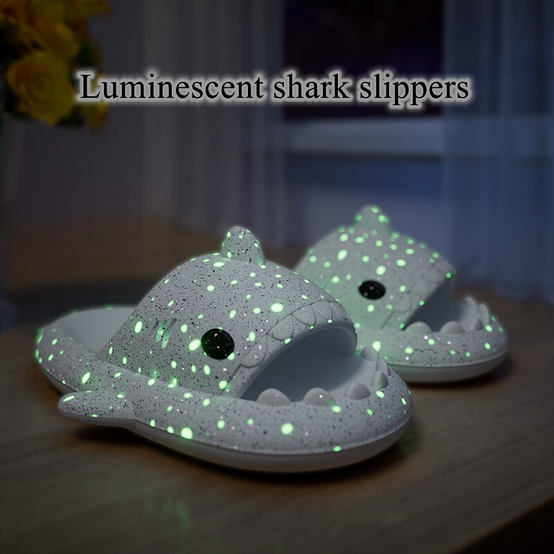 Fluorescence Shark Slippers