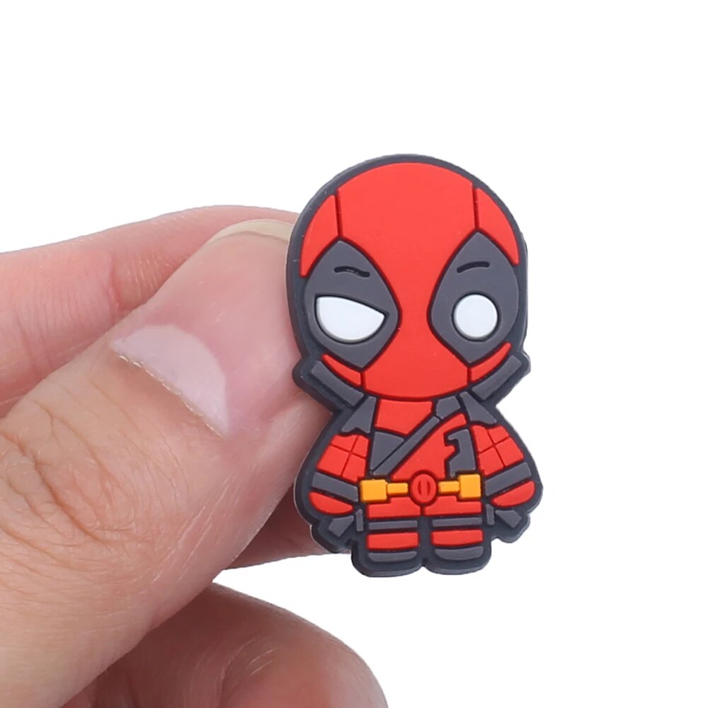 1pcs Marvel Superheroes Croc Charms