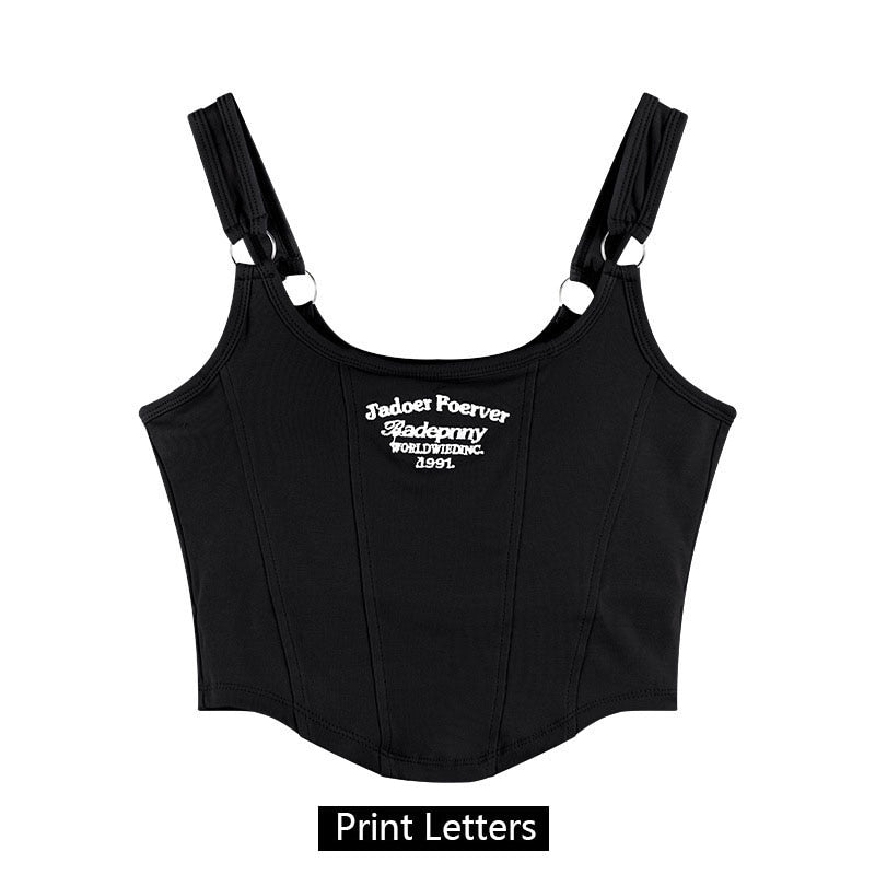 Womens Sleeveless Crop Top Tank