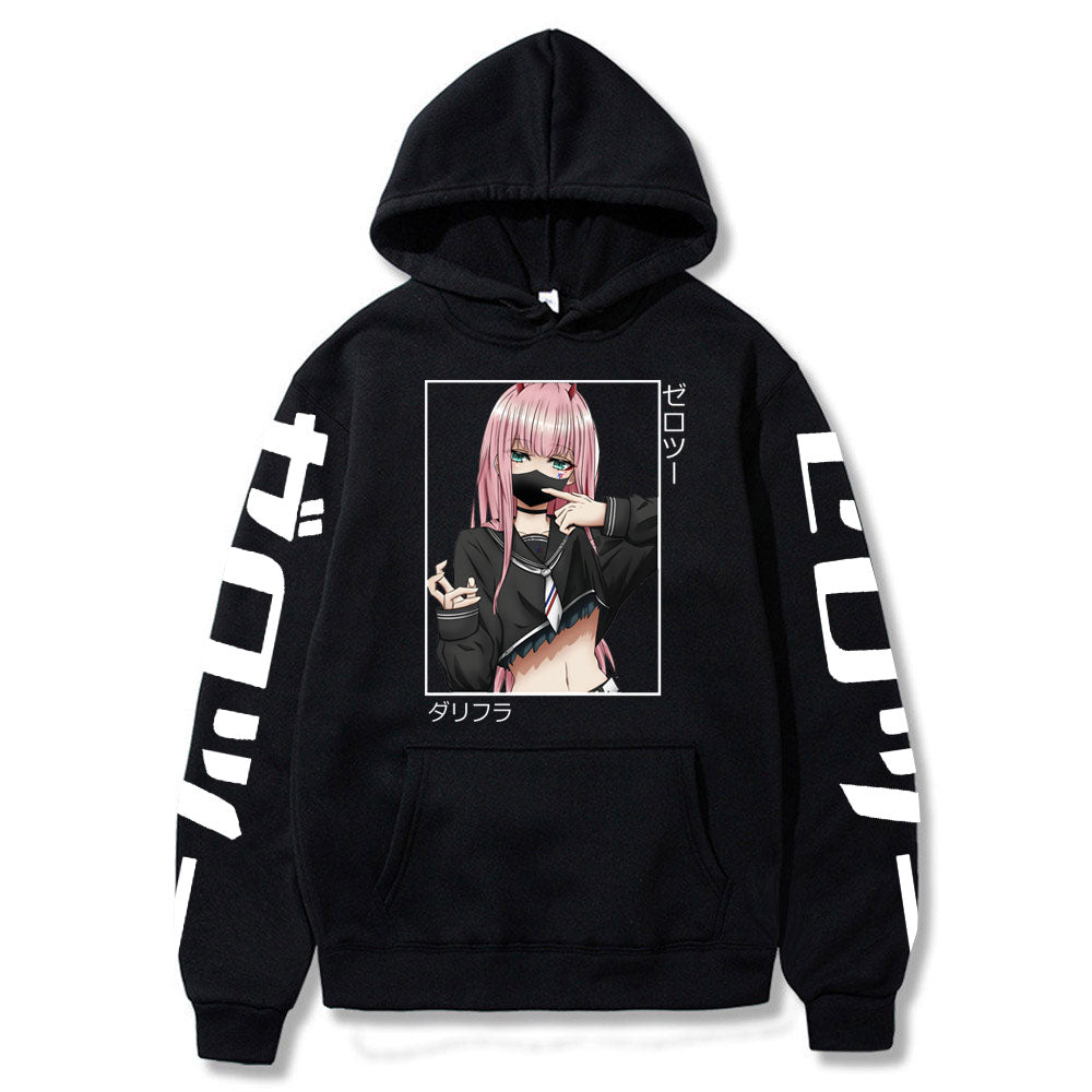 Mens Harajuku Pullover Hoodie Anime