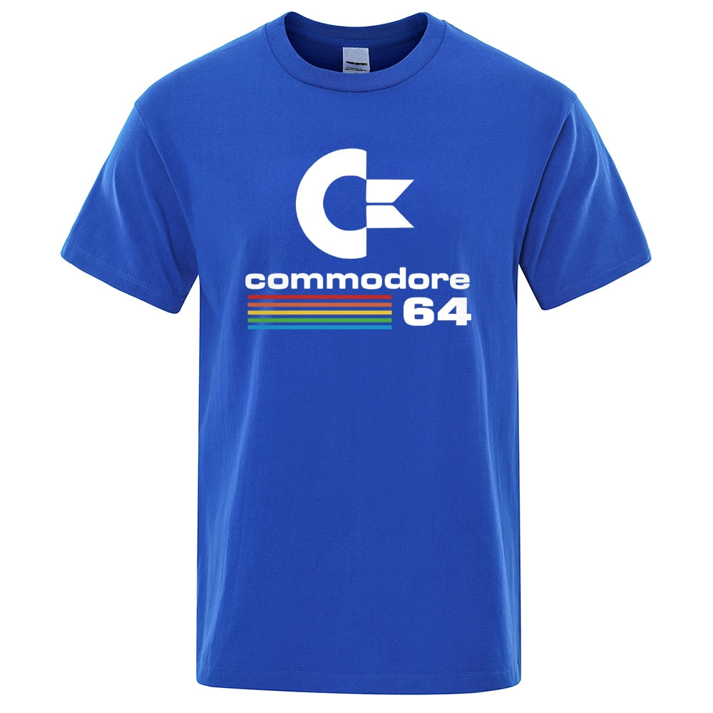 Mens Summer Commodore 64 Print T Shirt