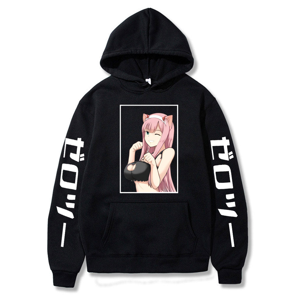 Mens Harajuku Pullover Hoodie Anime