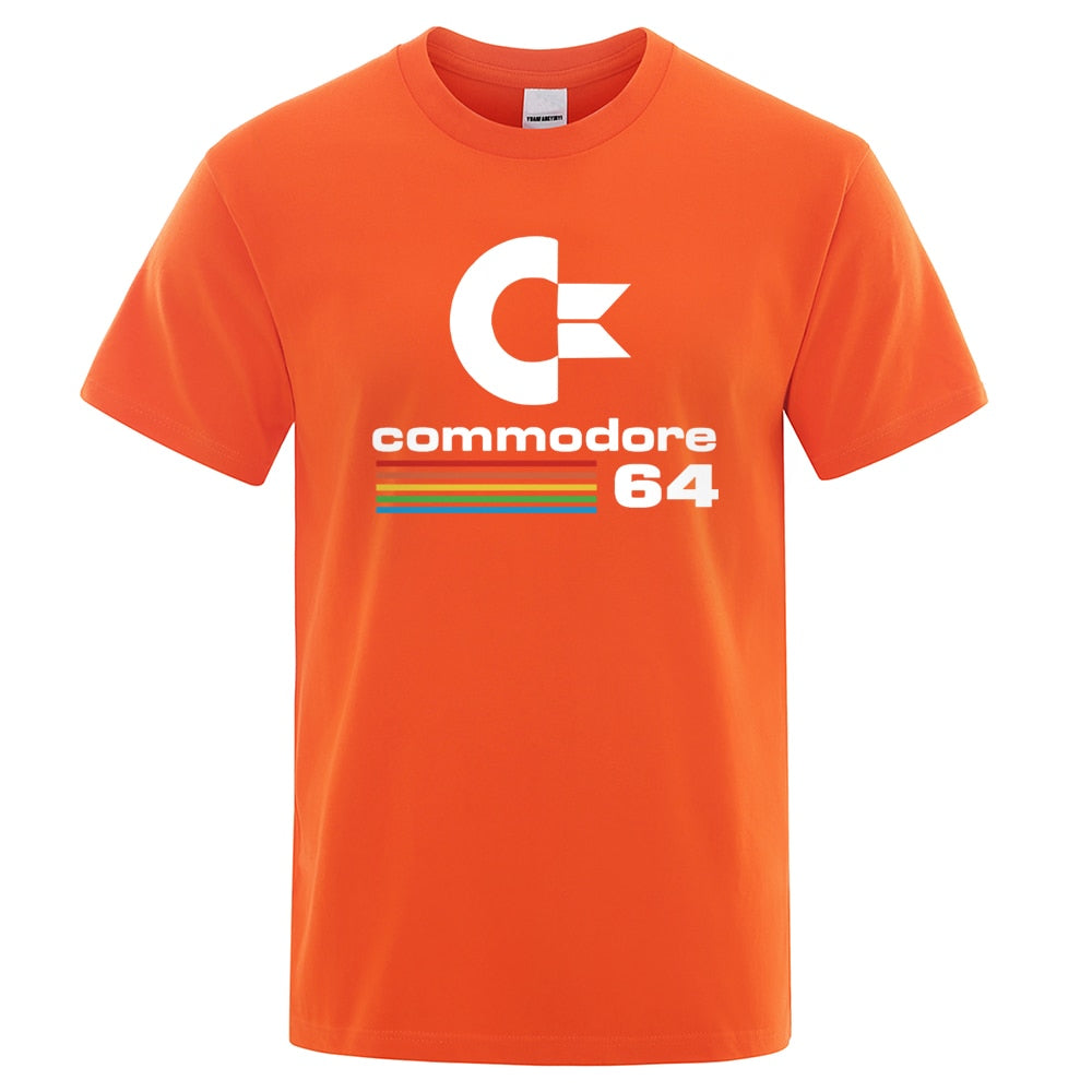 Mens Summer Commodore 64 Print T Shirt