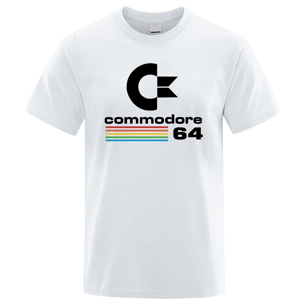 Mens Summer Commodore 64 Print T Shirt