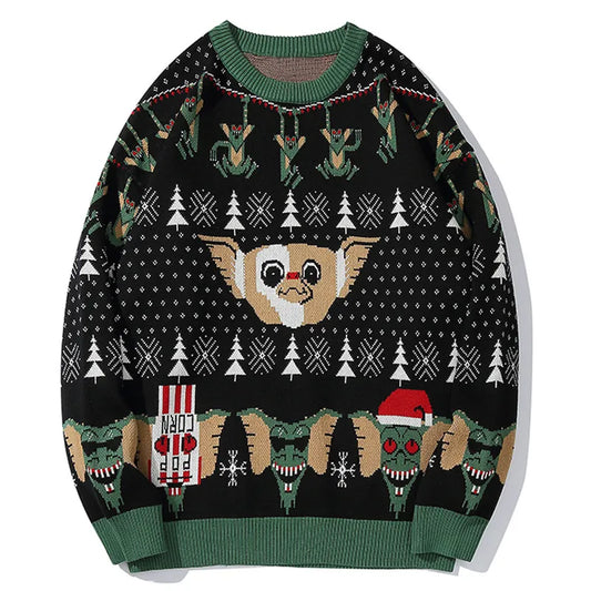 Unisex Gremlins Christmas Ugly Sweater Holiday Fashion