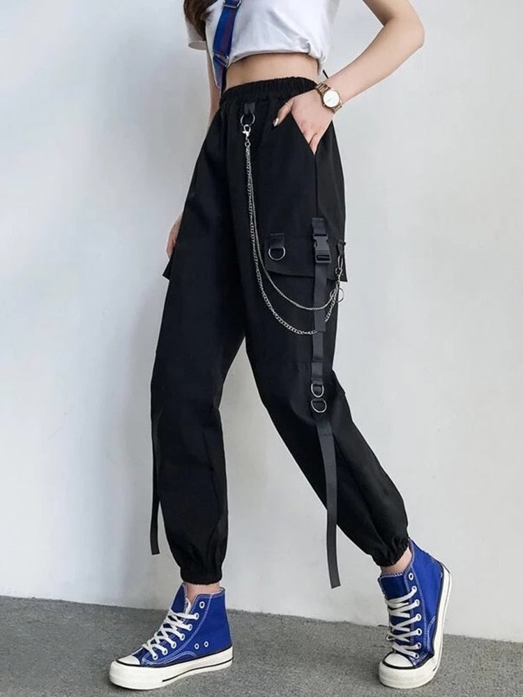 Unisex Harem Cargo Pants