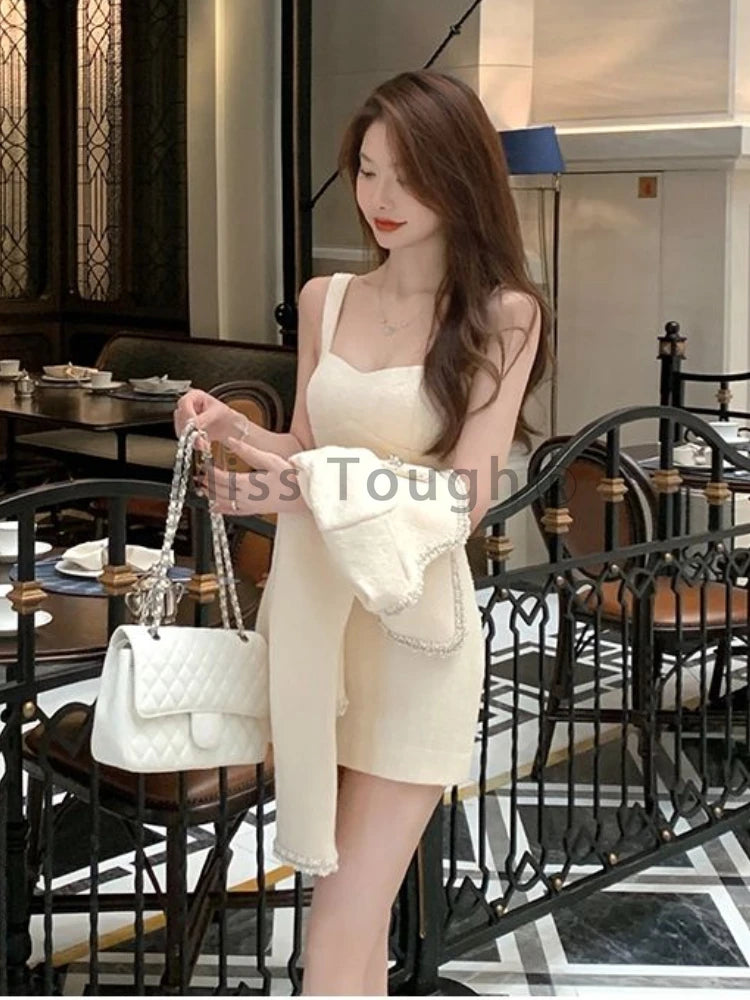 Womens Frence Elegant Two Piece Set