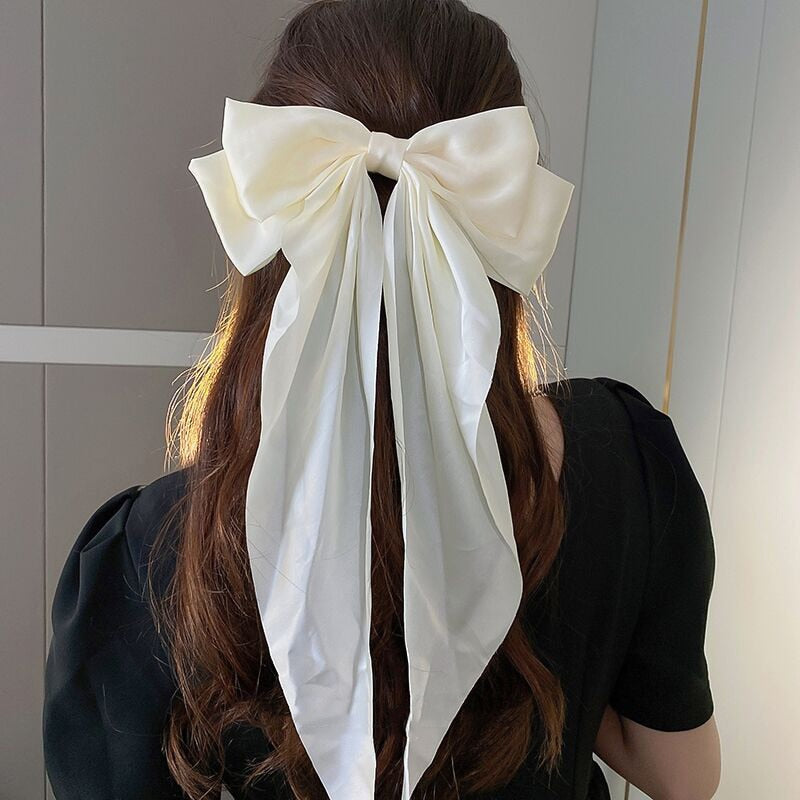 Chiffon Bow Hair Clip Women