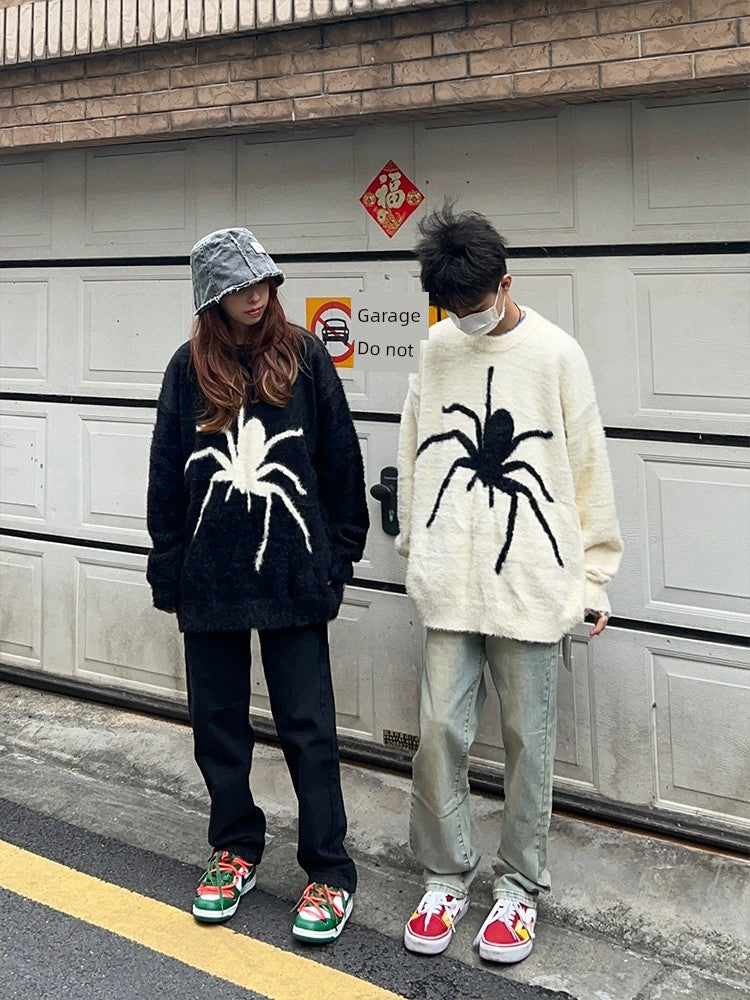 Unisex Original Niche Spider Casual round Neck Sweater