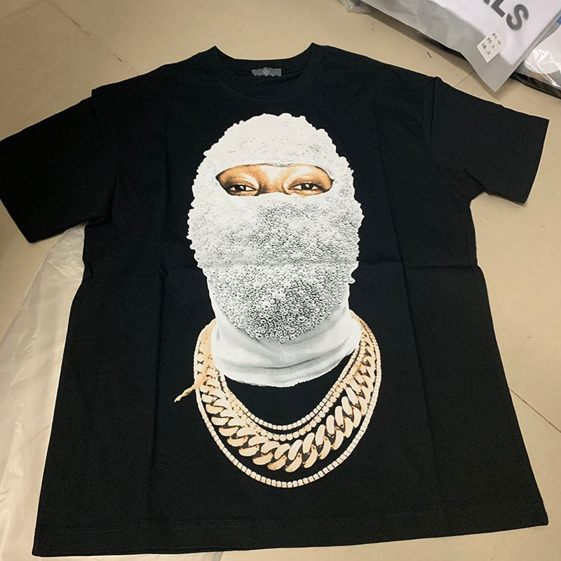 Hip Hop Streetwear Diamond Masked 3D T Shirts