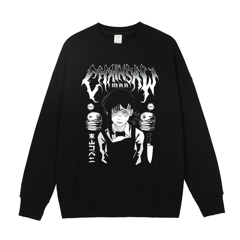 Chainsaw Man Long Sleeve Anime Hayakawa Aki T Shirt