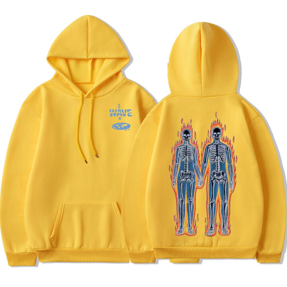 Unisex Skeleton Thermal Imaging Graphic Hoodie