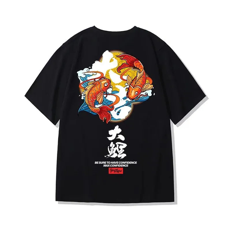 Men's Lucky Carp Graphic Fashion Y2K TShirt