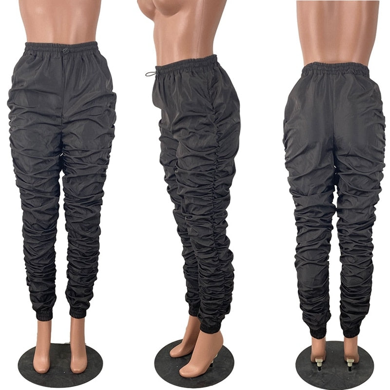 Women Streetwear Stacked Sweatpants