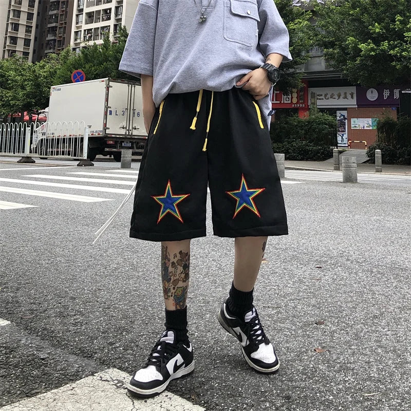 Mens High Fashion Street Hiphop Casual Shorts