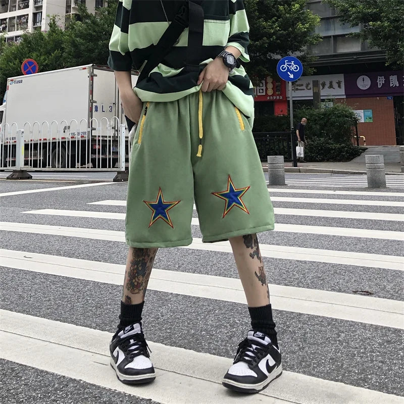 Mens High Fashion Street Hiphop Casual Shorts