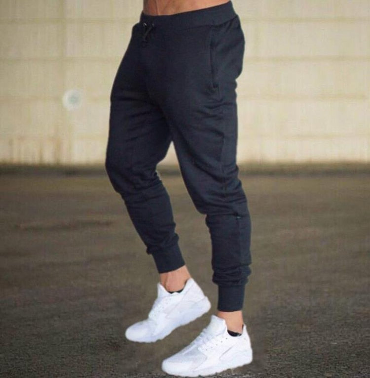 Mens Muscle Fitness Running Pants