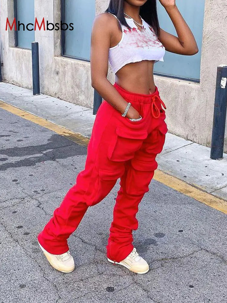 Women's High Waist Y2K Streetwear