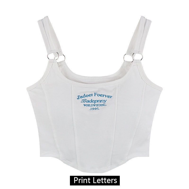 Womens Sleeveless Crop Top Tank