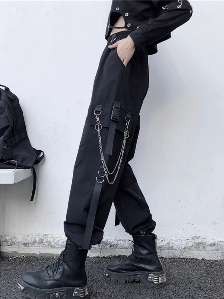 Unisex Harem Cargo Pants